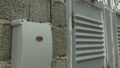 14 مدل درب پارکینگ جک دار بازویی