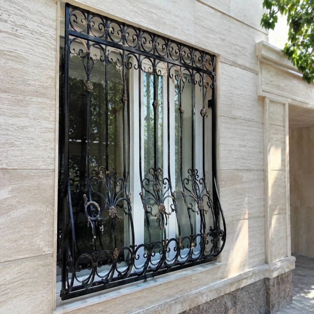 حفاظ پنجره گلنرده مناسب نمای ساختمان حفاظ پنجره گلنرده مناسب نمای ساختمان