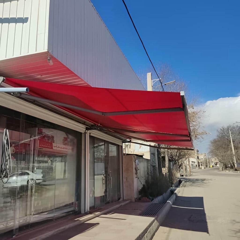 سایبان بازویی سفارشی مدل تاشو