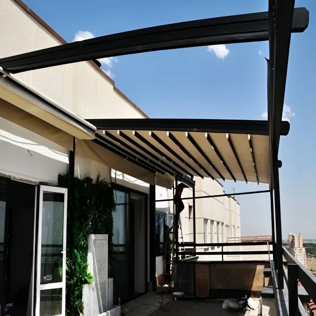 سایبان دوطرفه مدل برقی اتوماتیک