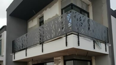 نرده پله مقاوم در برابر باد و باران
