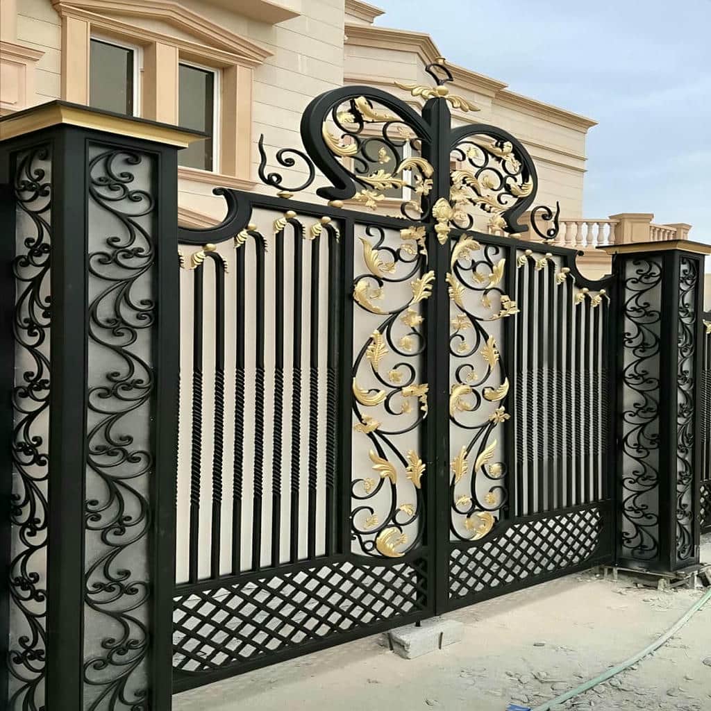 درب ویلایی فلزی مقاوم برای ورودی خودرو