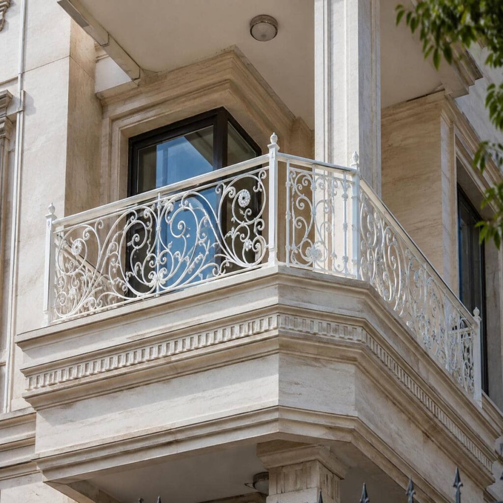 نرده راه پله با طراحی ساده نرده راه پله با طراحی ساده