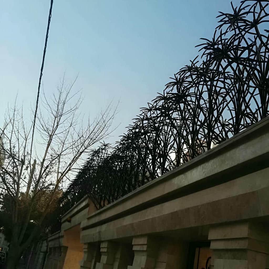 حفاظ نخل مرداب فلزی با طراحی شاخه ای