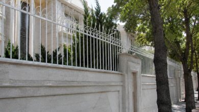 حفاظ سرنیزه ای فلزی با تراکم مناسب