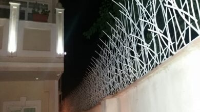 حفاظ نیزار فلزی پروژه نوساز