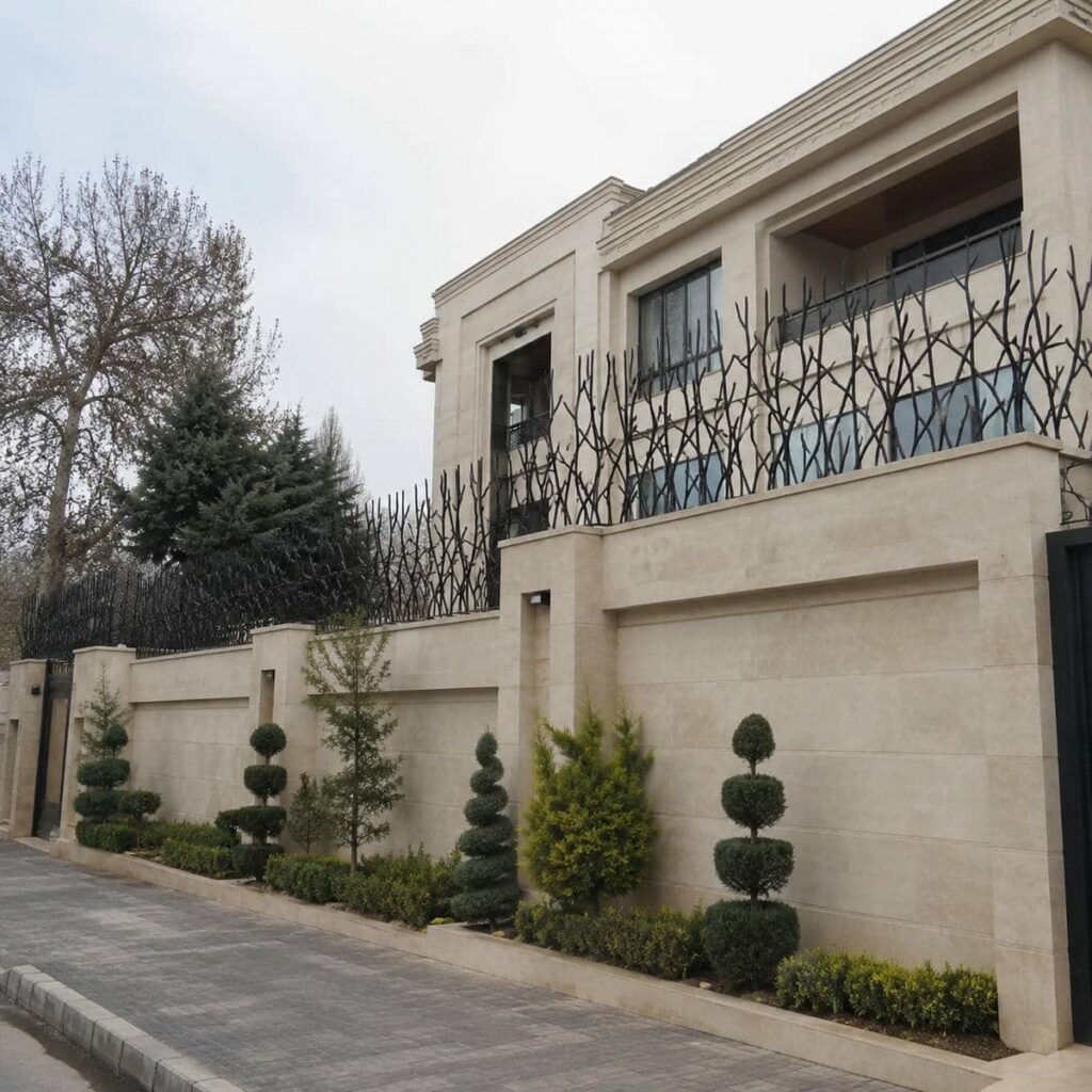 حفاظ دیوار با پوشش مقاوم استان گیلان