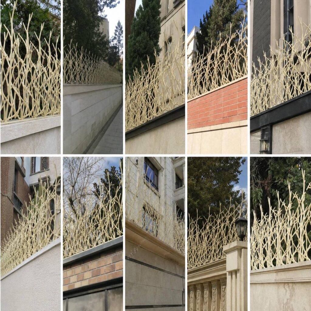 حفاظ دیوار شاخ گوزنی دیوار کوتاه تبریز حفاظ دیوار شاخ گوزنی دیوار کوتاه تبریز