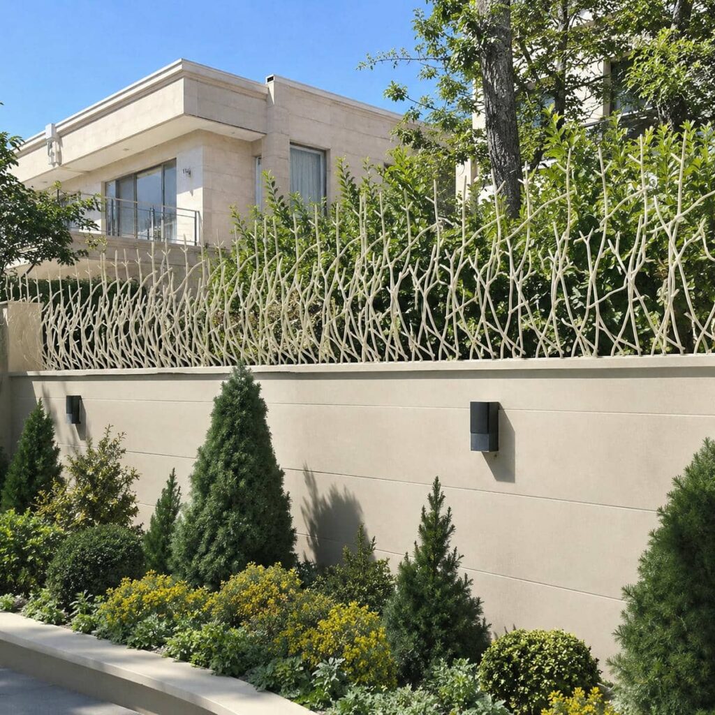 حفاظ دیوار شاخ گوزنی ویلای استان خوزستان