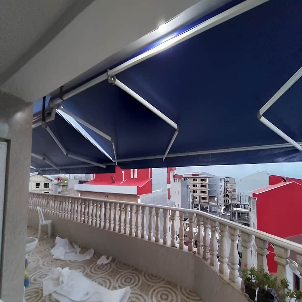سایبان برقی ورودی فروشگاه بیرجند