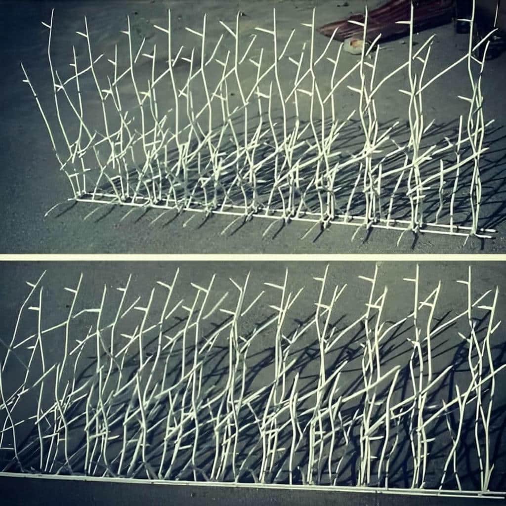 مدل شاخ گوزنی فلزی در فضای بیرونی