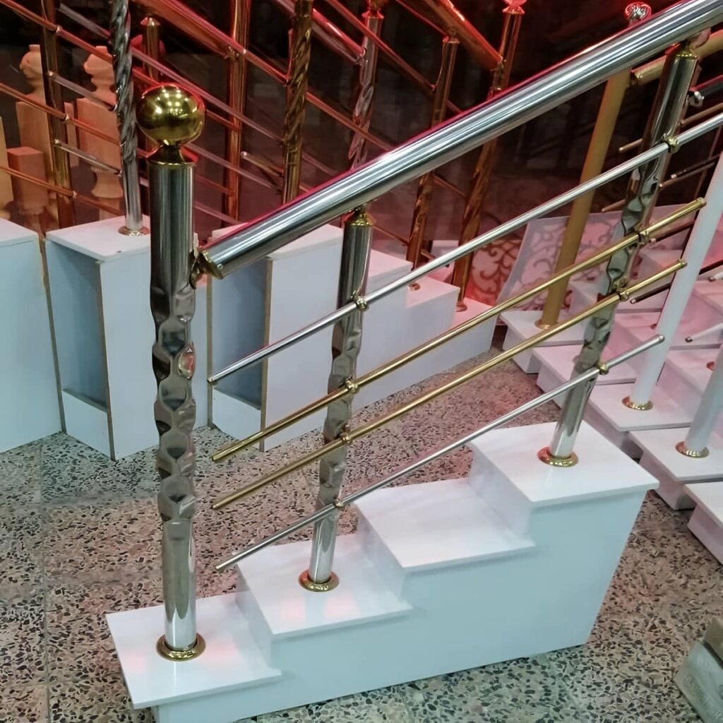 نرده استیل مدرن راه پله