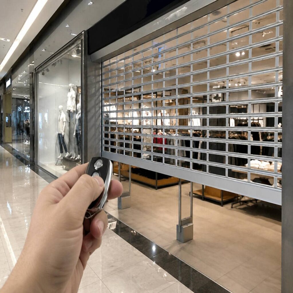 کرکره اتوماتیک سفارشی برای پارکینگ مسکونی
