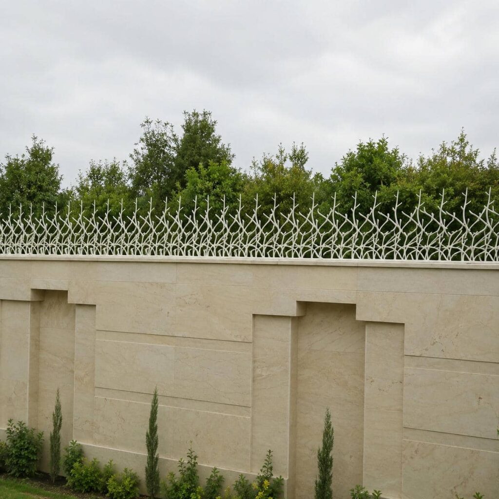 گارد فلزی دیوار ویلایی ساری