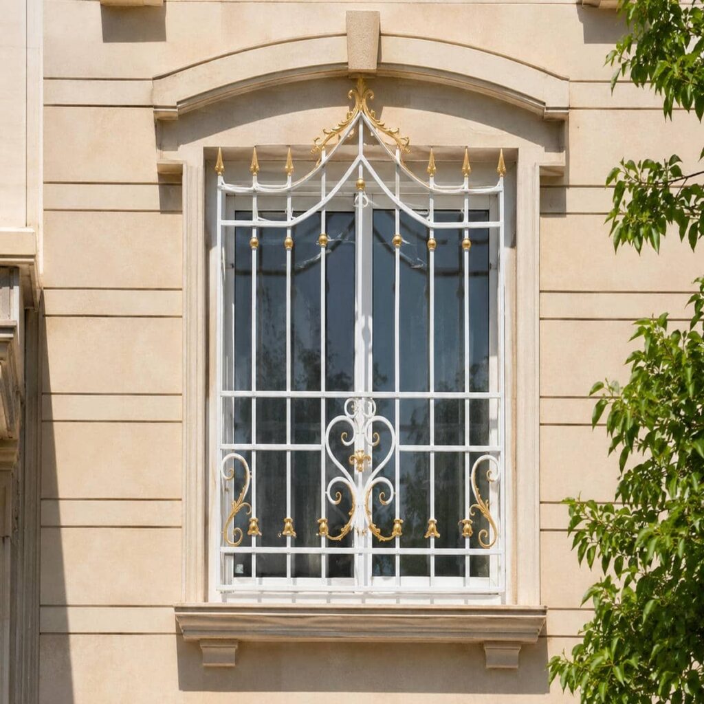 گارد پنجره یاسوج با طراحی ساده