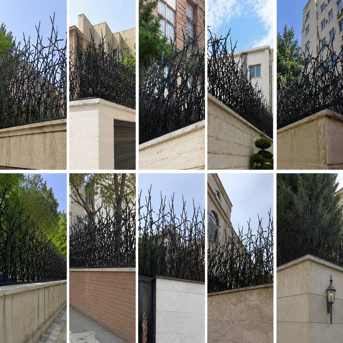 حفاظ دیوار شاخ گوزنی مشکی رشت مرکز تخصصی عرضه و اجرای حفاظ دیوار در رشت و حومه