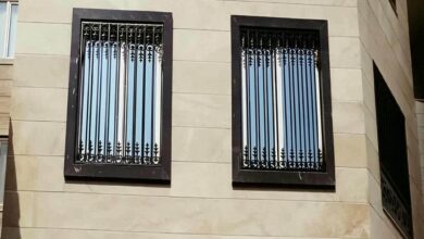 حفاظ پنجره آهنی استان اردبیل با طرح ساده
